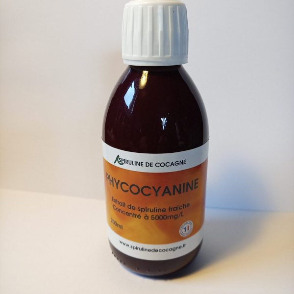 Phycocyanine : extrait de spiruline fraîche concentré à 5g/L